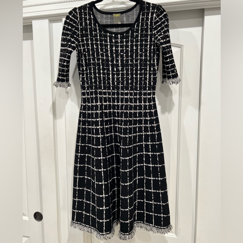 Taylor Women's Sweaterdress Black Size Small - Picture 7 of 9